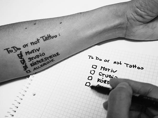 Think before you ink! #7 To Do or not Tattoo?